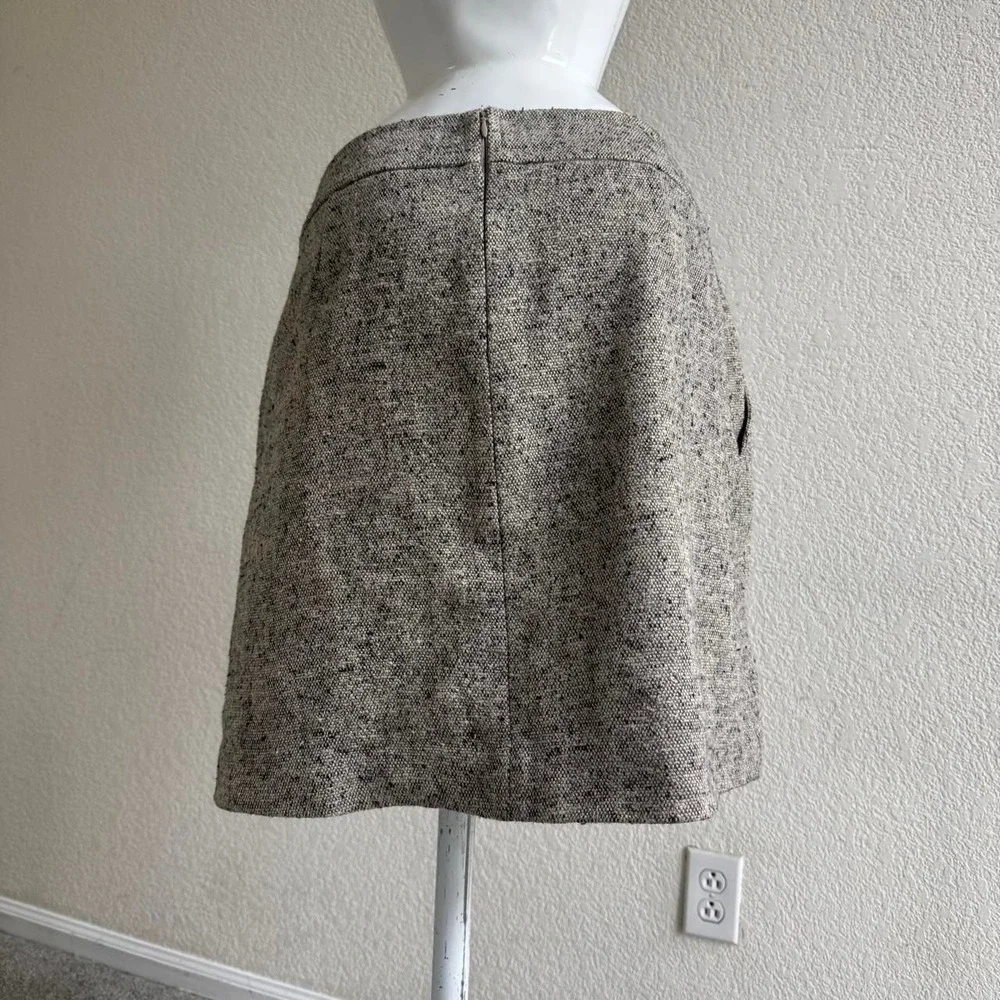 Tory Burch tab tweed midi skirt size 12